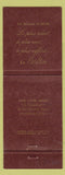Matchbook Cover - Le Carlton Belgium?