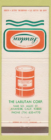Matchbook Cover - The Larutan Corp Anaheim CA