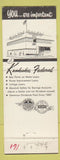 Matchbook Cover - Kankakee Savings Loan IL WEAR 80th