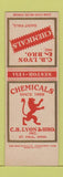 Matchbook Cover - CB Lyon Bros Chemicals ST Paul MN SAMPLE