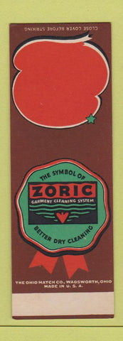 Matchbook Cover - Zoric Dry Cleaning SAMPLE