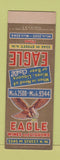 Matchbook Cover - Eagle Wine and Liquor Washington DC SAMPLE