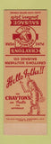 Matchbook Cover - Crayton's Sausage SAMPLE