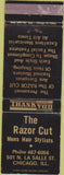 Matchbook Cover - Razon Cut Chicago IL
