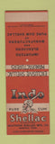 Matchbook Cover - Indo Pure Gum Shellac Memphis TN SAMPLE
