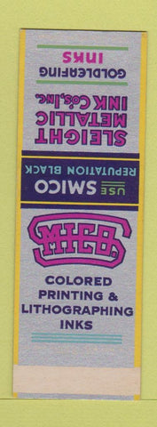 Matchbook Cover - Smico Sleight Metallic Ink  SAMPLE