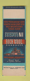 Matchbook Cover - Rock Wool Products Insulation Detroit MI SAMPLE