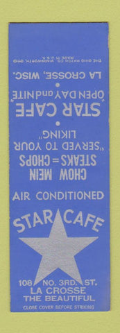 Matchbook Cover - Star Cafe La Crosse WI SAMPLE