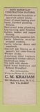 Matchbook Cover - Gatke Homes New York City builder SAMPLE