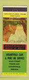Matchbook Cover - Losantville Cafe Pure oil gas Losantville IN low phone #