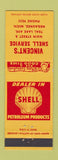 Matchbook Cover - Shell oil gas Vincent's Negaunee MI
