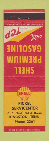 Matchbook Cover - Pickel Shell oil gas Kingston TN low phone #