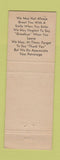 Matchbook Cover - H&V Standard oil gas Villa Park IL