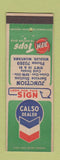 Matchbook Cover - Calso oil gas Nissler MT