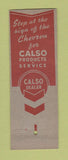 Matchbook Cover - Calso oil gas Nissler MT