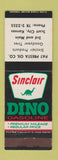 Matchbook Cover - Pat Presta Sinclair oil gas Scott City KS Goodyear tires