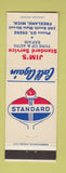 Matchbook Cover - Jim's Standard oil gas Freeland MI