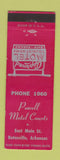 Matchbook Cover - Powell Motor Courts Batesville AR low phone #
