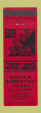 Matchbook Cover - Haley's Meats Hillsboro OR