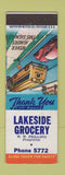 Matchbook Cover - Lakeside Grocery