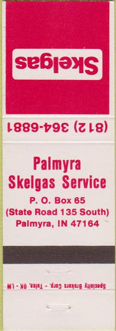 Matchbook Cover - Skelgas oil gas Palmyra IN