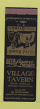 Matchbook Cover - Village Tavern Meadville PA