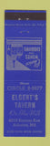Matchbook Cover - Elgert's Tavern Arbutus MD