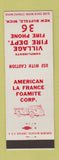 Matchbook Cover - Village Fire Department New Buffalo MI low phone #