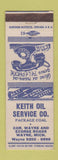 Matchbook Cover - Keith oil Service Wayne MI
