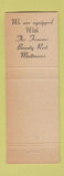 Matchbook Cover - Gay Way Motel Midland MI