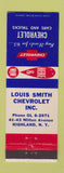 Matchbook Cover - 1965 Chevrolet Louis Smith Highland NY