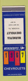 Matchbook Cover - 1967 Chevrolet Marhefka Windber PA