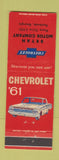 Matchbook Cover - 1961 Chevrolet Bryan Motors Pembroke GA