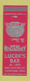 Matchbook Cover - Lucek's Bar Cleveland OH SAMPLE