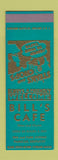 Matchbook Cover - Bill's Cafe Paducah KY SAMPLE