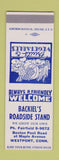 Matchbook Cover - Backiel's Roadside Fruit Stand Westport CT SAMPLE