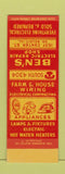 Matchbook Cover - Ben's Electric Shop South Beloit IL SAMPLE