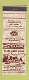 Matchbook Cover - State Game Lodge Hermosa SD