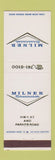 Matchbook Cover - Milner Cadillac