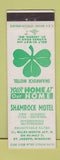 Matchbook Cover - Shamrock Motel St Joseph MO