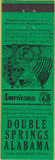 Matchbook Cover - Perkins Americana Double Springs AL Green