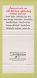 Matchbook Cover - Oldsmobile Rocket Newcomer Mount Joy PA 30 Strike