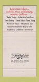 Matchbook Cover - Oldsmobile Rocket Johnson Chevrolet Osceola NE 30 Strike