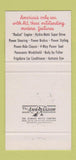 Matchbook Cover - Oldsmobile Rocket Nieburger Chevrolet Fremont OH 30 Strike