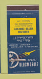 Matchbook Cover - Oldsmobile Rocket Hamilton Warrensburg MO 30 Strike