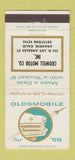 Matchbook Cover - 1955 Oldsmobile Crowell Anaheim CA 30 Strike