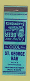 Matchbook Cover - St George Bar