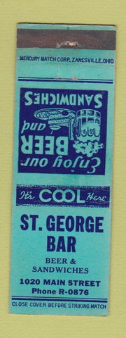 Matchbook Cover - St George Bar