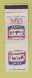 Matchbook Cover - Kimbell's Coffee Grocery Fort Worth TX