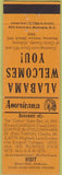 Matchbook Cover - Perkins Americana Grove Hill  AL Orange